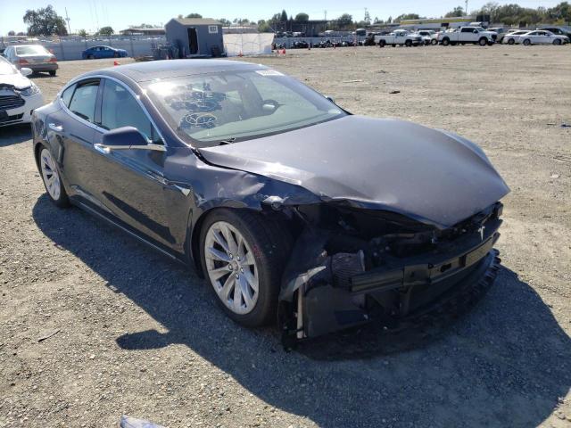 5YJSA1E15HF233799 - 2017 TESLA MODEL S Մոխրագույն լուսանկար 1
