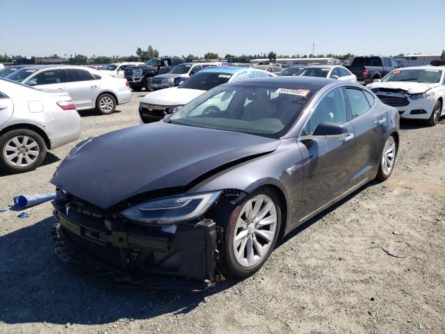 5YJSA1E15HF233799 - 2017 TESLA MODEL S Մոխրագույն լուսանկար 2
