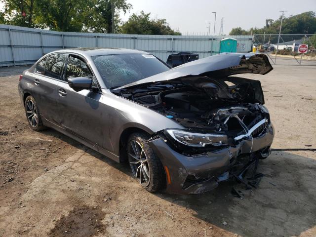 3MW5R7J02L8B27942 - 2020 BMW 330XI GRAY photo 1