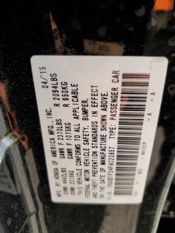 19UUB1F54FA020857 - 2015 ACURA TLX TECH BLACK photo 10