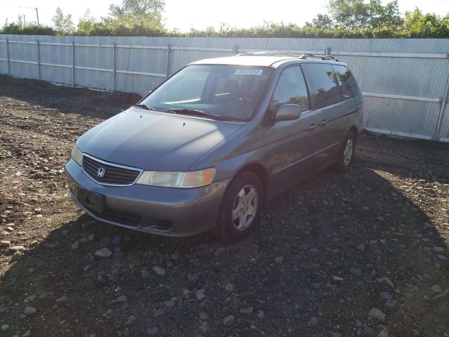 2HKRL18611H501660 - 2001 HONDA ODYSSEY GREEN photo 2