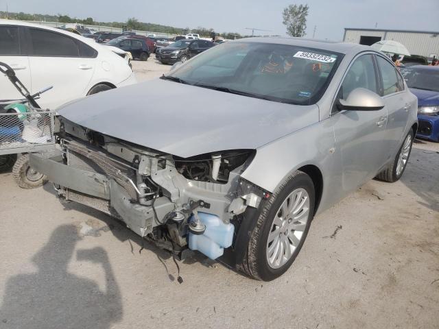 W04GS5EC4B1060590 - 2011 BUICK REGAL CXL SILVER photo 2