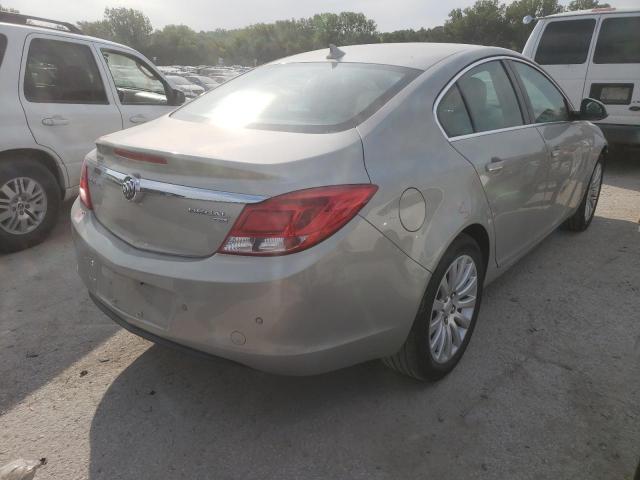 W04GS5EC4B1060590 - 2011 BUICK REGAL CXL SILVER photo 4