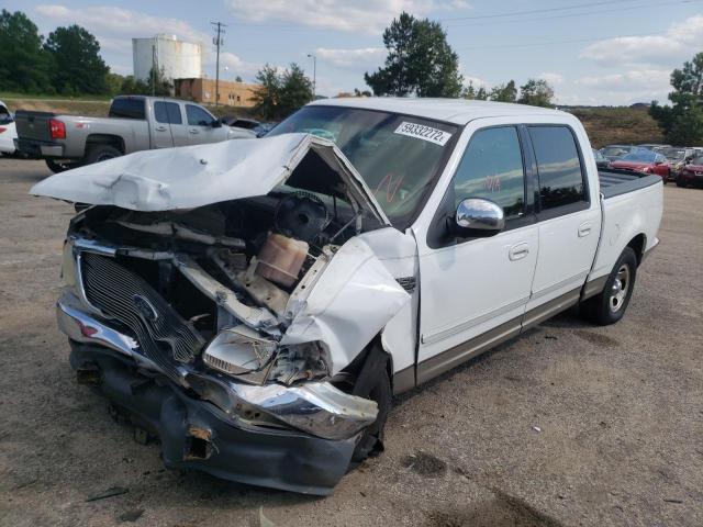 1FTRW07L81KE46506 - 2001 FORD 150 WHITE photo 2