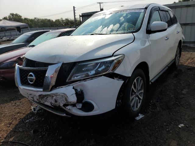 5N1AR2MM5DC605098 - 2013 NISSAN PATHFINDER WHITE photo 2