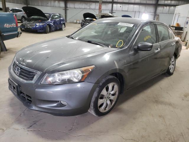 1HGCP36818A009515 - 2008 HONDA ACCORD GRAY photo 2