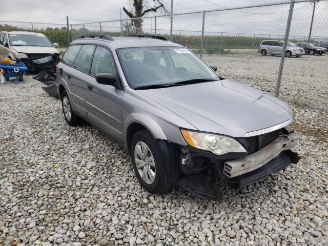 4S4BP60C486341634 - 2008 SUBARU OUTBACK GRAY photo 1