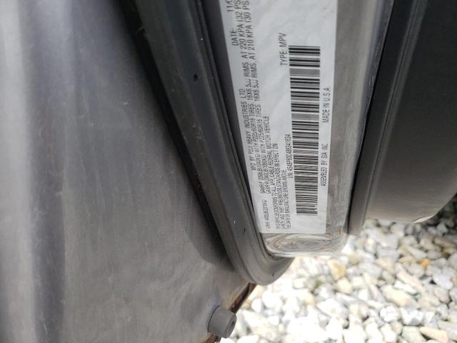 4S4BP60C486341634 - 2008 SUBARU OUTBACK GRAY photo 10