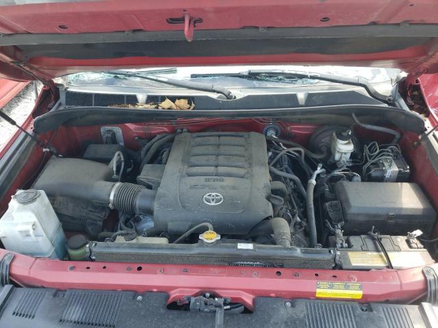 5TFEY5F15GX208632 - 2016 TOYOTA TUNDRA CRE RED photo 7