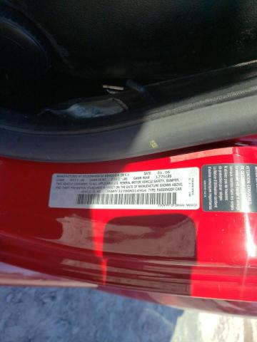 3VWPF31Y86M314954 - 2006 VOLKSWAGEN NEW BEETLE 红色 照片 10