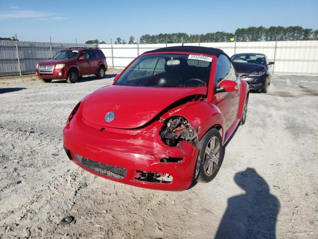 3VWPF31Y86M314954 - 2006 VOLKSWAGEN NEW BEETLE 红色 照片 2