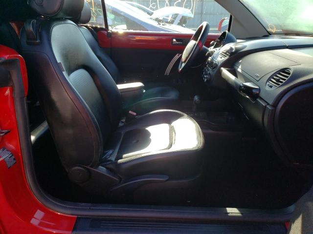 3VWPF31Y86M314954 - 2006 VOLKSWAGEN NEW BEETLE 红色 照片 5