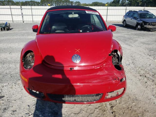 3VWPF31Y86M314954 - 2006 VOLKSWAGEN NEW BEETLE 红色 照片 7