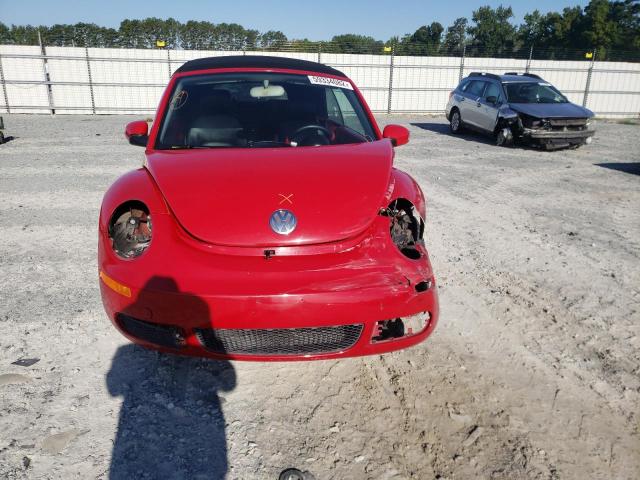 3VWPF31Y86M314954 - 2006 VOLKSWAGEN NEW BEETLE 红色 照片 9