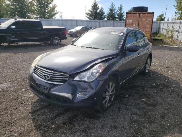 JN1AJ0HR2AM754244 - 2010 INFINITI EX35 BASE GRAY photo 2