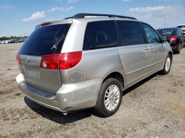 5TDBK23C97S004740 - 2007 TOYOTA SIENNA LE SILVER photo 4