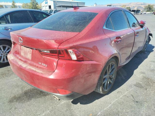 JTHBF1D22E5025256 - 2014 LEXUS IS 250 RED photo 4