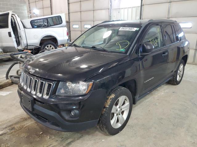 1C4NJDBB0ED650116 - 2014 JEEP COMPASS SP BLACK photo 2