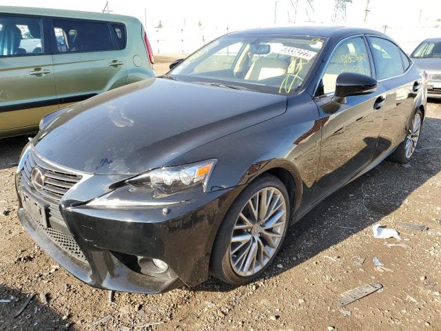 JTHCF1D22E5002502 - 2014 LEXUS IS 250 BLACK photo 2