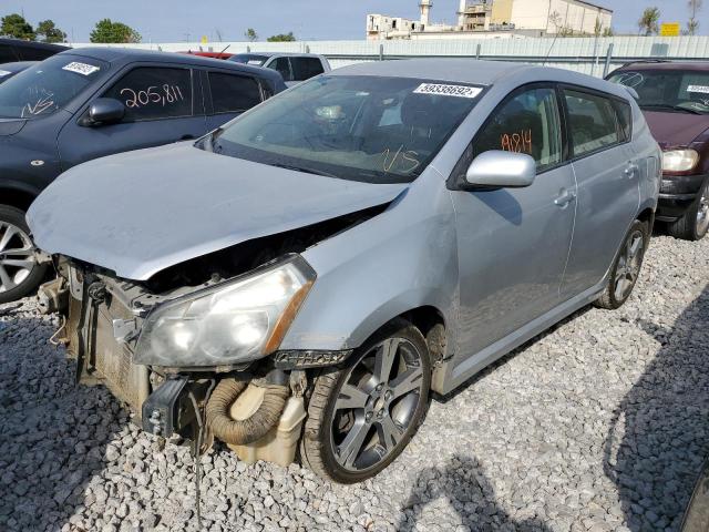 5Y2SR67079Z434108 - 2009 PONTIAC VIBE GT SILVER photo 2