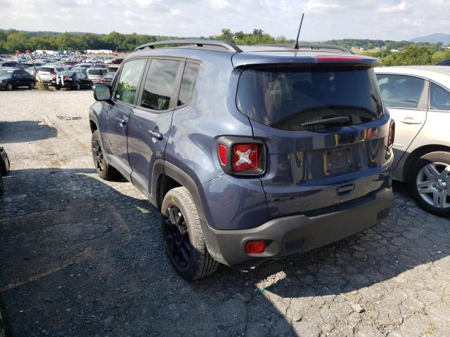 ZACNJBBB7KPK68258 - 2019 JEEP RENEGADE L BLUE photo 3