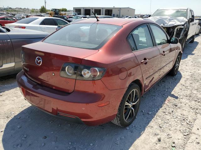 JM1BK32G391245865 - 2009 MAZDA 3 I RED photo 4