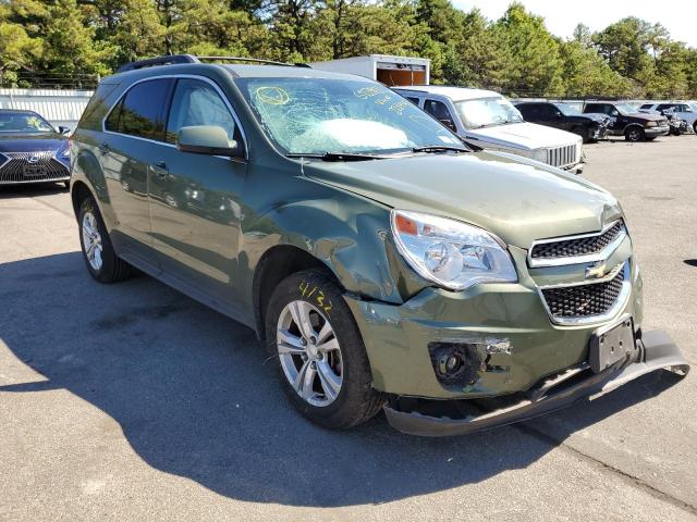 2GNFLGEKXF6228454 - 2015 CHEVROLET EQUINOX LT GREEN photo 1