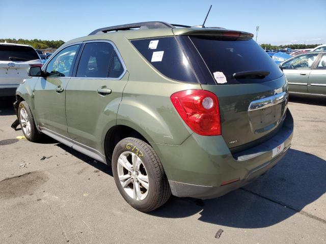 2GNFLGEKXF6228454 - 2015 CHEVROLET EQUINOX LT GREEN photo 3