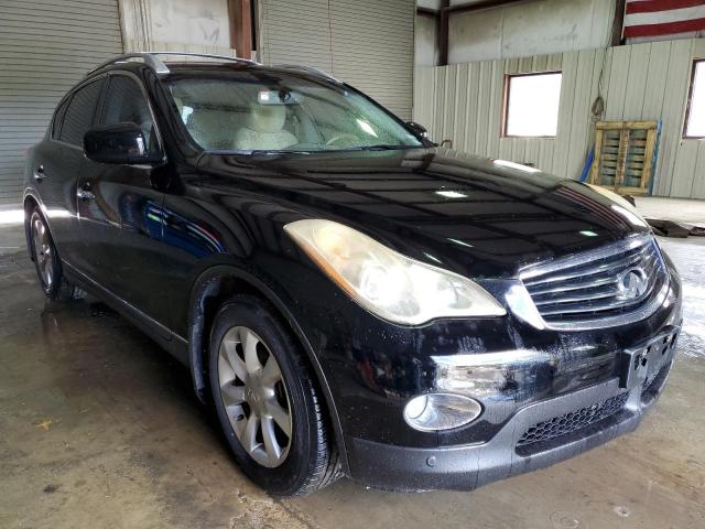 JNKAJ09F38M351366 - 2008 INFINITI EX35 BASE BLACK photo 1