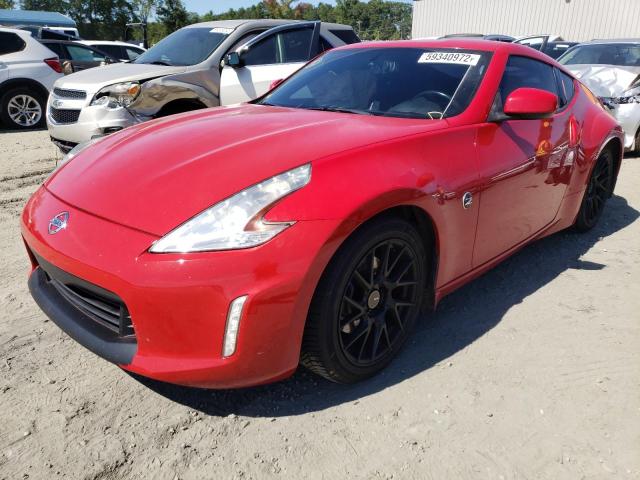 JN1AZ4EH4EM631823 - 2014 NISSAN 370Z BASE RED photo 2