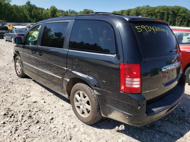 2A4RR5D19AR480120 - 2010 CHRYSLER TOWN & COU BLACK photo 3