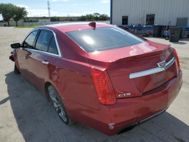 1G6AU5S87F0108751 - 2015 CADILLAC CTS VSPORT RED photo 3