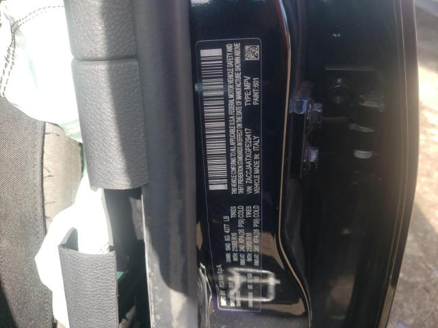 ZACCJAATXGPE29417 - 2016 JEEP RENEGADE S BLACK photo 10