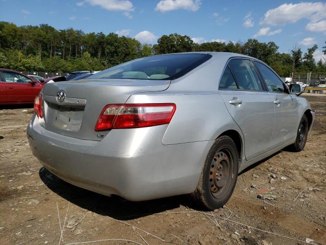 4T1BE46K37U166313 - 2007 TOYOTA CAMRY CE SILVER photo 4