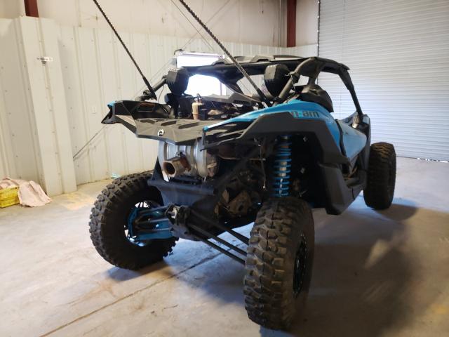 3JBVGAY49MK001115 - 2021 CAN-AM MAVERICK X BLUE photo 4