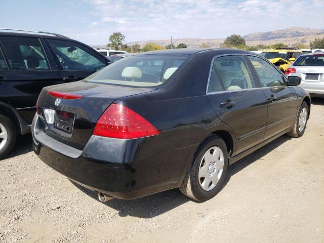 1HGCM56456A141871 - 2006 HONDA ACCORD LX BLACK photo 4