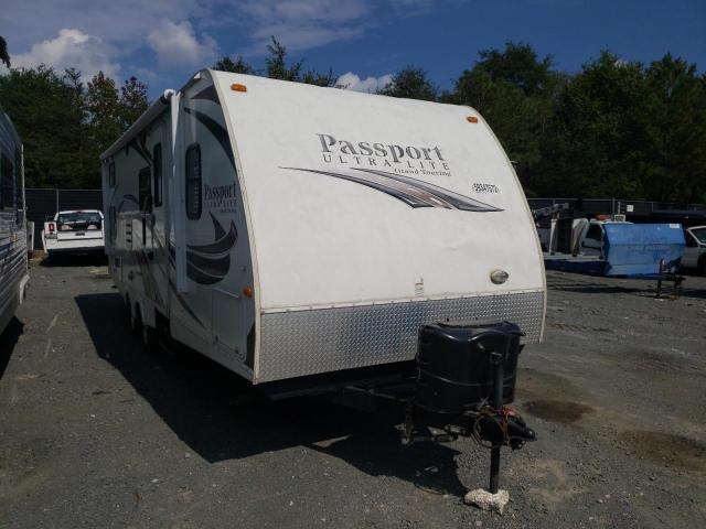 4YDT26521CT412240 - 2012 PASSPORT TRAVELTRLR WHITE photo 1