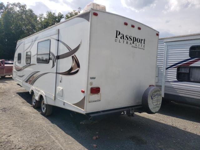 4YDT26521CT412240 - 2012 PASSPORT TRAVELTRLR WHITE photo 3