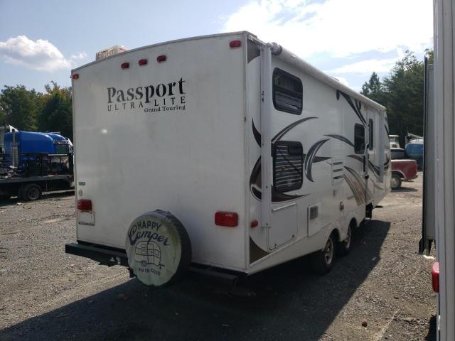 4YDT26521CT412240 - 2012 PASSPORT TRAVELTRLR WHITE photo 4