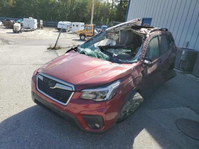 JF2SKAJC0MH492958 - 2021 SUBARU FORESTER P RED photo 2