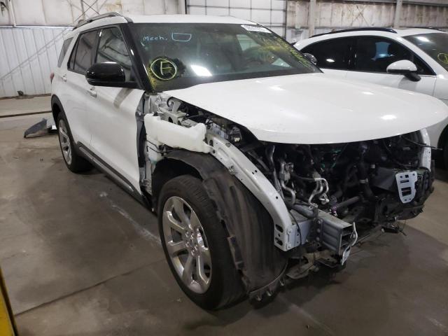 1FM5K8HC5LGB75090 - 2020 FORD EXPLORER P WHITE photo 1