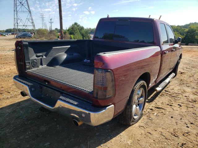 1C6RR6GT8HS657488 - 2017 RAM 1500 SLT BURGUNDY photo 4