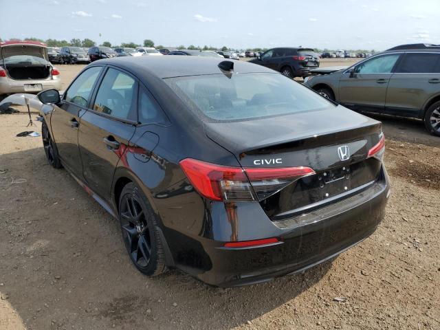 2HGFE2F59NH594358 - 2022 HONDA CIVIC SPOR BLACK photo 3