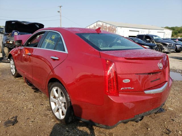 1G6AG5RX9D0147391 - 2013 CADILLAC ATS RED photo 3