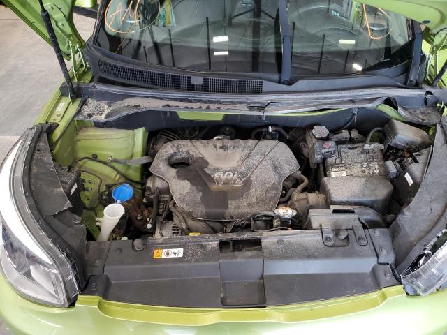 KNDJN2A22F7763896 - 2015 KIA SOUL GREEN photo 7