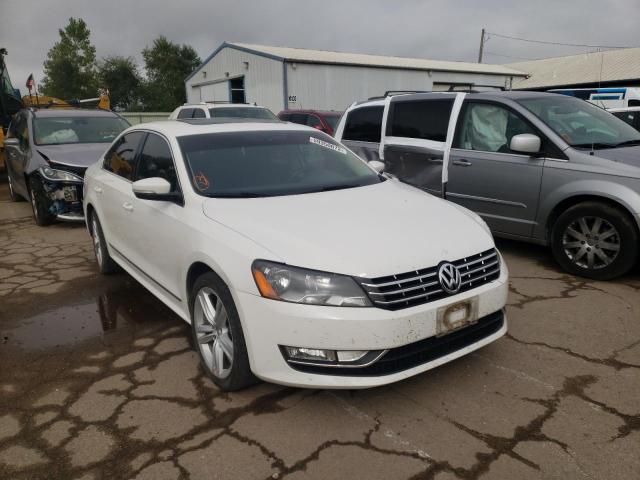 1VWBN7A34DC014898 - 2013 VOLKSWAGEN PASSAT SE WHITE photo 1