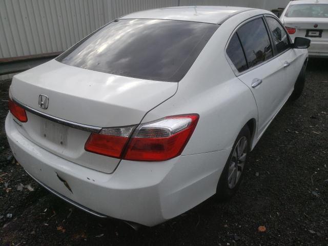 1HGCR2F38EA031239 - 2014 HONDA ACCORD LX WHITE photo 4