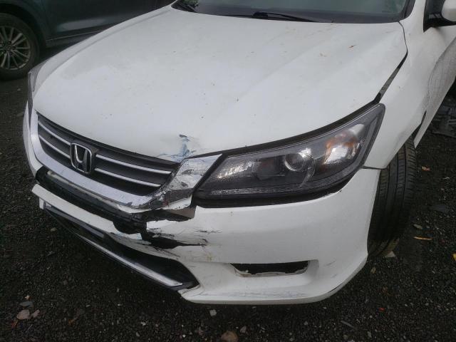 1HGCR2F38EA031239 - 2014 HONDA ACCORD LX WHITE photo 9