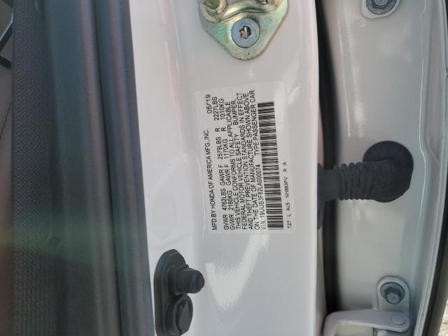 19UUB3F82LA000074 - 2020 ACURA TLX ADVANC Ağ foto 10