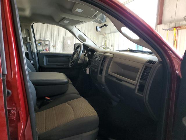 1C6RD7FT2CS167594 - 2012 DODGE RAM 1500 S BURGUNDY photo 5